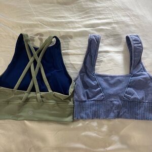 Lulu lemon and free people too sold separately both $15 a piece